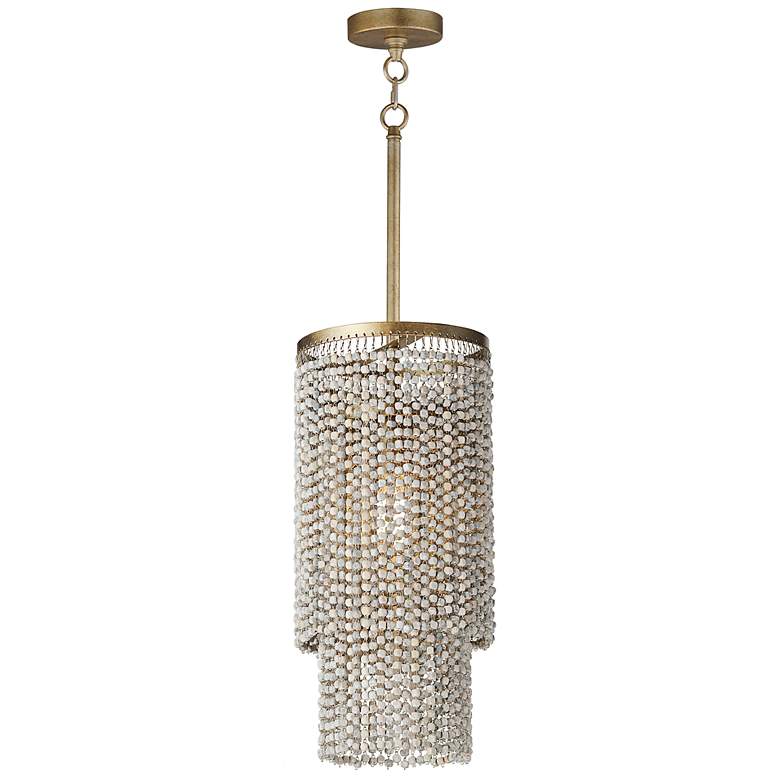 Image 1 Fontaine 1-Light Pendant Golden Silver