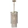 1_Fontaine 1-Light Pendant Golden Silver