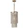 Fontaine 1-Light Pendant Golden Silver