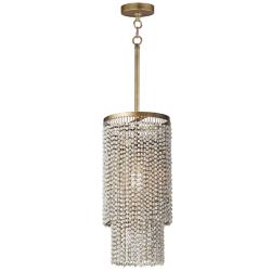 Fontaine 1-Light Pendant Golden Silver