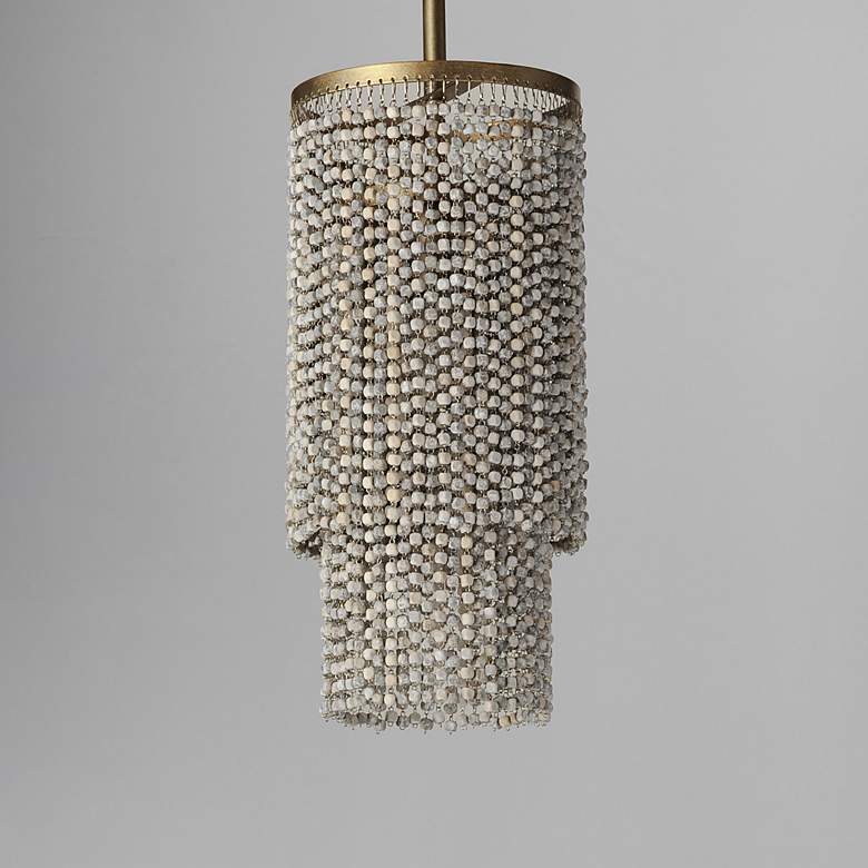 Image 3 Fontaine 1-Light Pendant Golden Silver more views