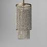 3_Fontaine 1-Light Pendant Golden Silver more views