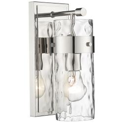 Fontaine 11 1/4" High Polished Nickel Wall Sconce