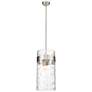 4_Fontaine 13" Wide Brushed Nickel 4-Light Cylinder Pendant more views