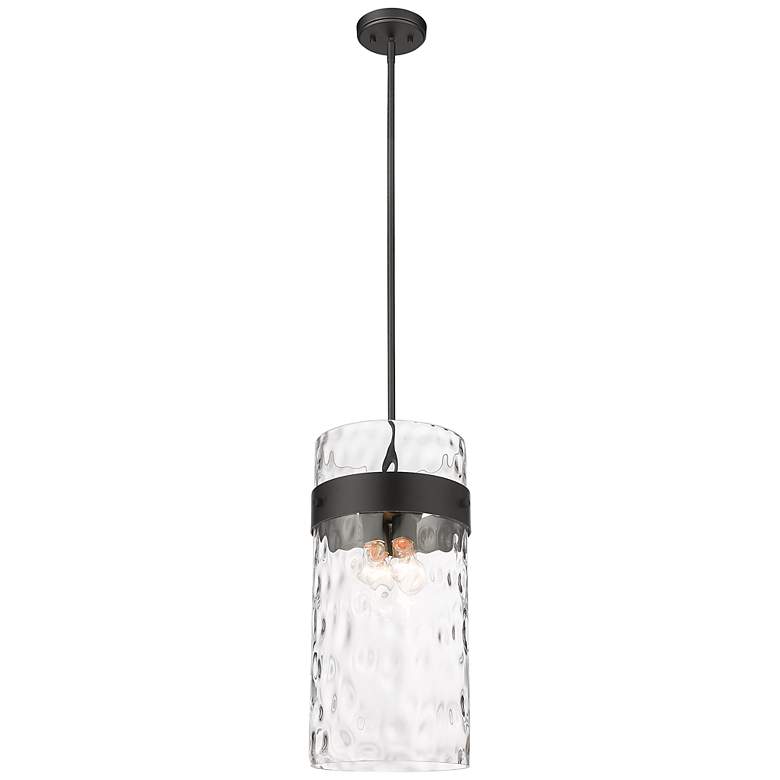 Image 3 Fontaine 13 inch Wide Matte Black 4-Light Pendant more views