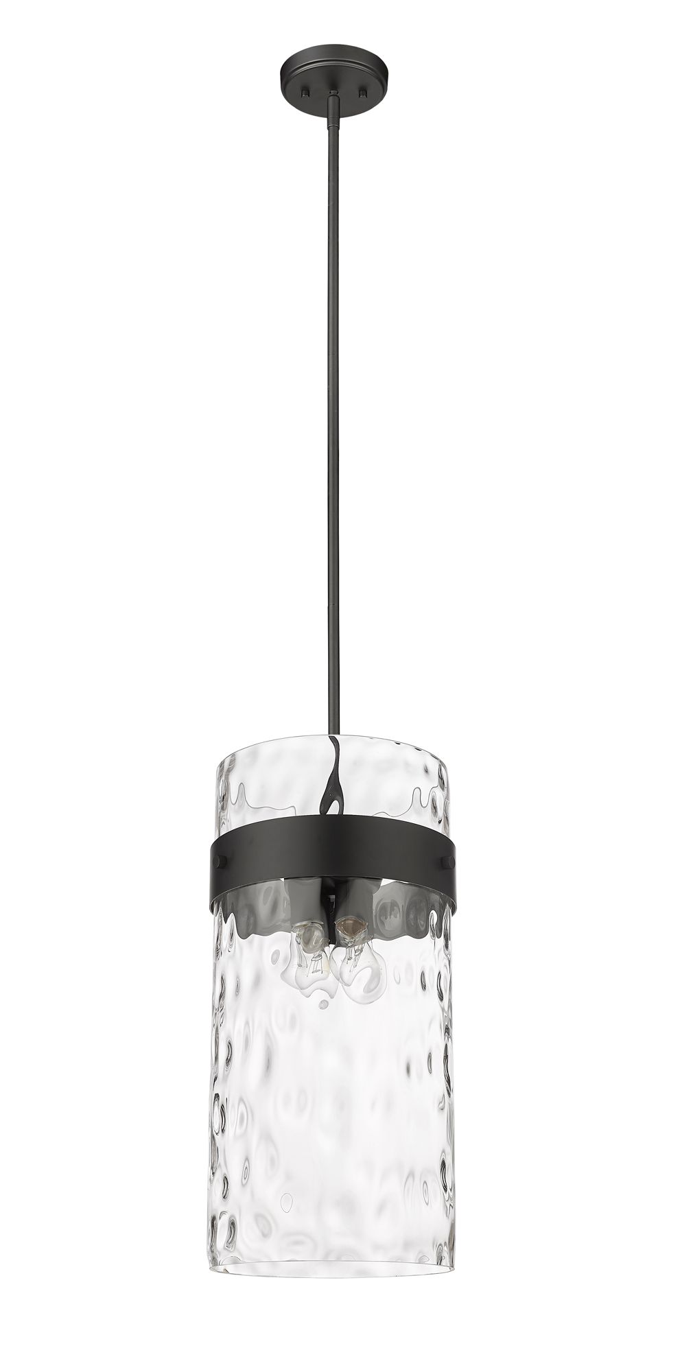 Fontaine 13" Wide Matte Black 4-Light Pendant
