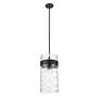 Fontaine 13" Wide Matte Black 4-Light Pendant