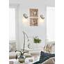 4_Fontaine 14" High Brushed Nickel Wall Sconce more views