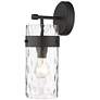 3_Fontaine 14" High Matte Black Wall Sconce