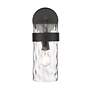 7_Fontaine 14" High Matte Black Wall Sconce more views