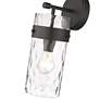 Fontaine 14" High Matte Black Wall Sconce in scene