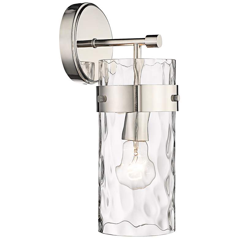 Image 2 Fontaine 14" High Polished Nickel Wall Sconce