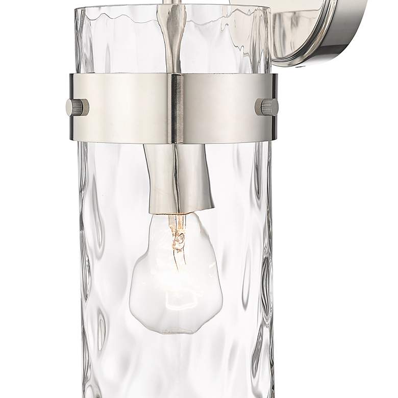 Image 4 Fontaine 14" High Polished Nickel Wall Sconce more views