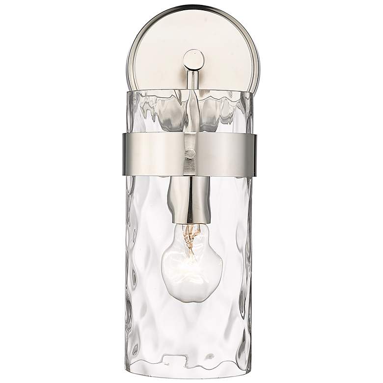 Image 5 Fontaine 14" High Polished Nickel Wall Sconce more views