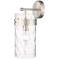 Fontaine 15 1/2" High Brushed Nickel Wall Sconce