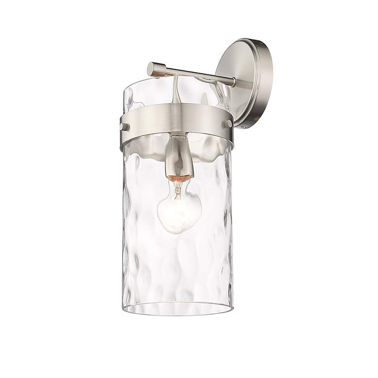 Image 4 Fontaine 15 1/2" High Brushed Nickel Wall Sconce more views
