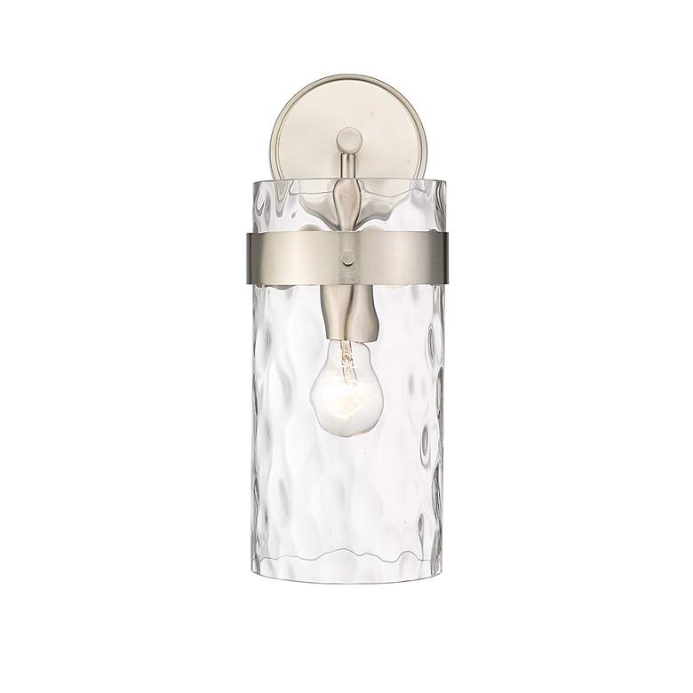 Image 5 Fontaine 15 1/2" High Brushed Nickel Wall Sconce more views