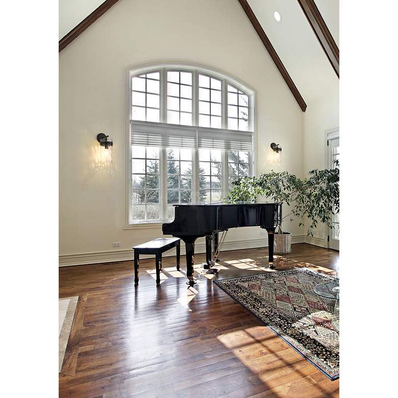 Image 4 Fontaine 15 1/2" High Matte Black Wall Sconce more views