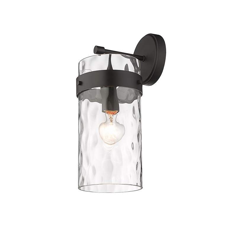 Image 6 Fontaine 15 1/2" High Matte Black Wall Sconce more views