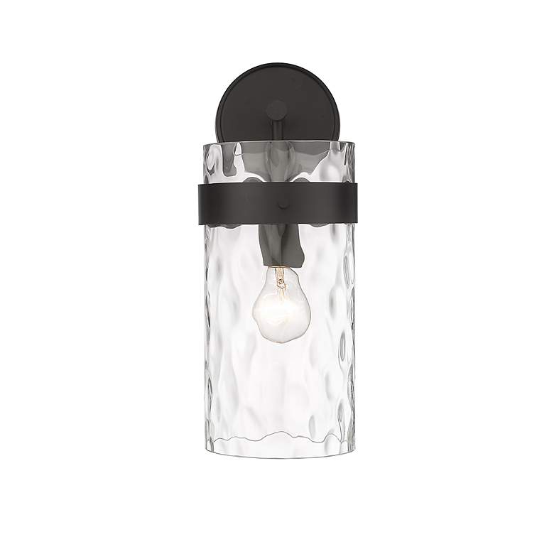 Image 7 Fontaine 15 1/2" High Matte Black Wall Sconce more views