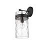 Fontaine 15 1/2" High Matte Black Wall Sconce in scene