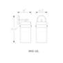 Fontaine 15 1/2" High Matte Black Wall Sconce in scene