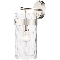 Fontaine 15 1/2" High Polished Nickel Wall Sconce