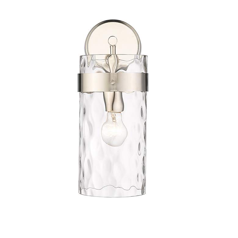 Image 6 Fontaine 15 1/2" High Polished Nickel Wall Sconce more views