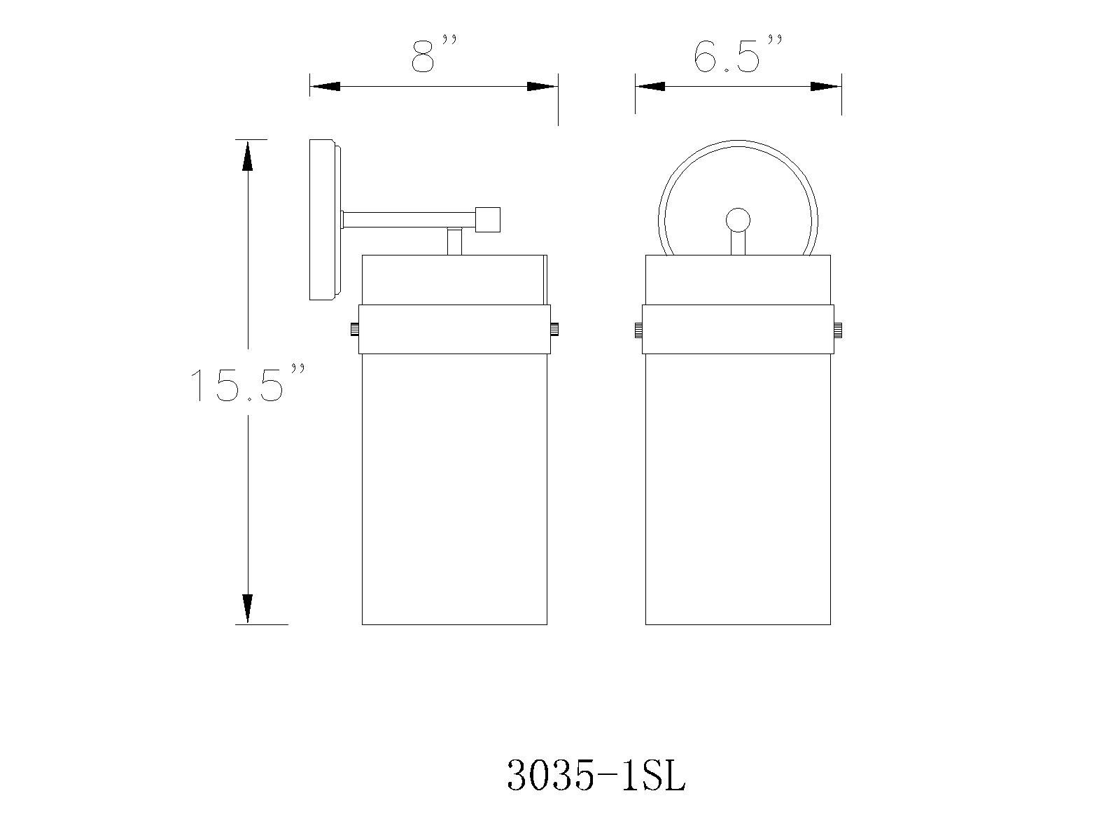 Fontaine 15 1/2" High Polished Nickel Wall Sconce