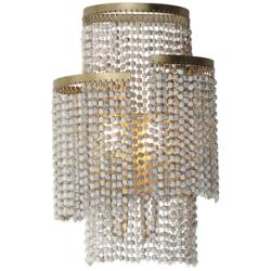 Fontaine 2-Light Wall Sconce Golden Silver