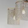 5_Fontaine 42 1/4" Wide Golden Silver 6-Light Linear Pendant more views