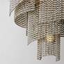 Thumbnail3 of Fontaine 7-Light Chandelier Golden Silver more views