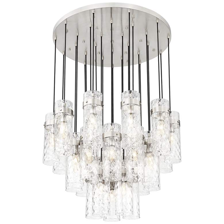 Image 1 Fontaine by Z-Lite Brushed Nickel 39.5 inch 27 Light Chandelier