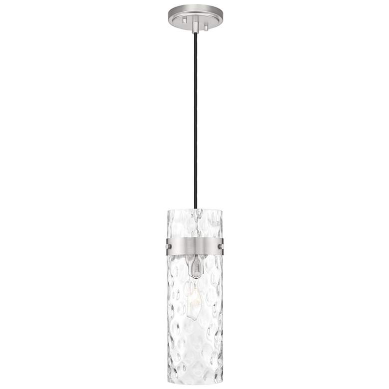 Image 1 Fontaine by Z-Lite Brushed Nickel 8 inch 1 Light Pendant