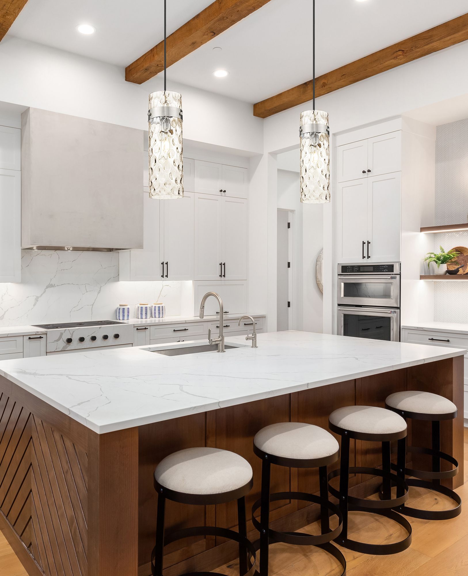 Image 2 Fontaine by Z-Lite Brushed Nickel 8 inch 1 Light Pendant more views