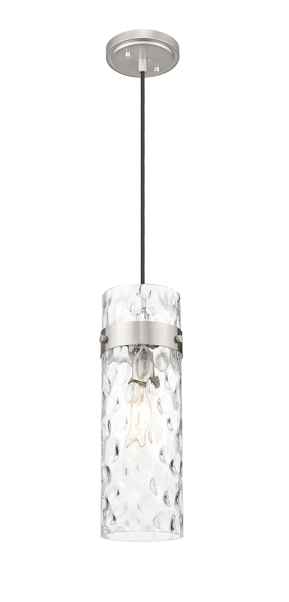 Image 4 Fontaine by Z-Lite Brushed Nickel 8 inch 1 Light Pendant more views