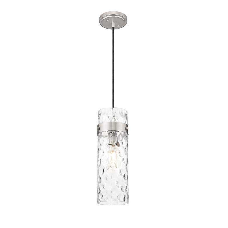 Image 4 Fontaine by Z-Lite Brushed Nickel 8 inch 1 Light Pendant more views