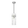 Fontaine by Z-Lite Brushed Nickel 8 inch 1 Light Pendant