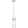 Fontaine by Z-Lite Brushed Nickel 8 inch 1 Light Pendant