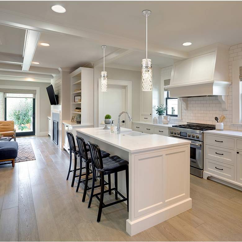 Image 2 Fontaine by Z-Lite Brushed Nickel 8 inch 1 Light Pendant more views