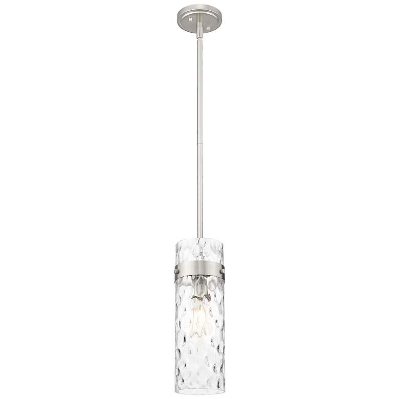 Image 4 Fontaine by Z-Lite Brushed Nickel 8 inch 1 Light Pendant more views