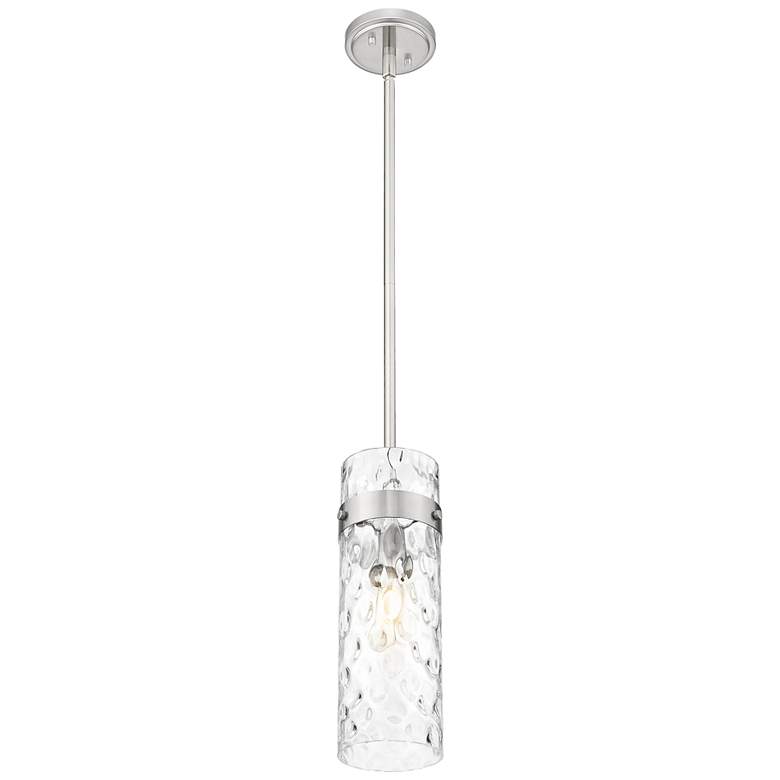 Image 5 Fontaine by Z-Lite Brushed Nickel 8 inch 1 Light Pendant more views