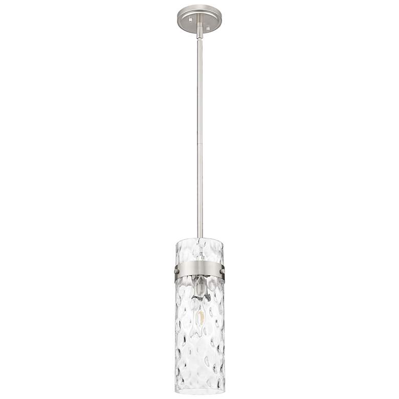 Image 7 Fontaine by Z-Lite Brushed Nickel 8 inch 1 Light Pendant more views