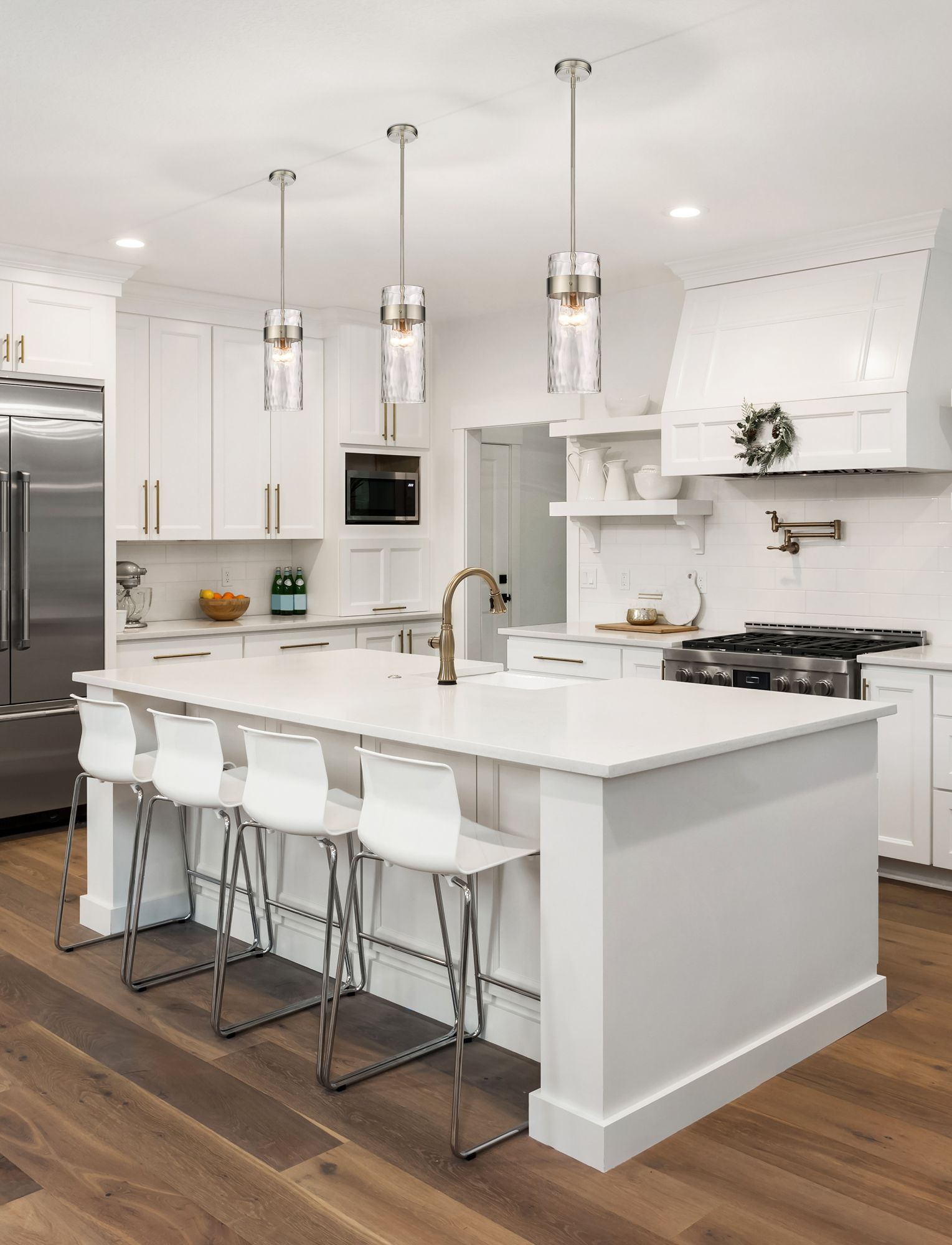 Image 2 Fontaine by Z-Lite Brushed Nickel 9 inch 3 Light Pendant more views