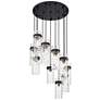 Fontaine by Z-Lite Matte Black 26.25 inch 11 Light Chandelier