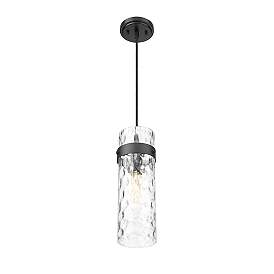 Image5 of Fontaine by Z-Lite Matte Black 8 inch 1 Light Pendant more views