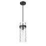 7_Fontaine by Z-Lite Matte Black 8 inch 1 Light Pendant more views