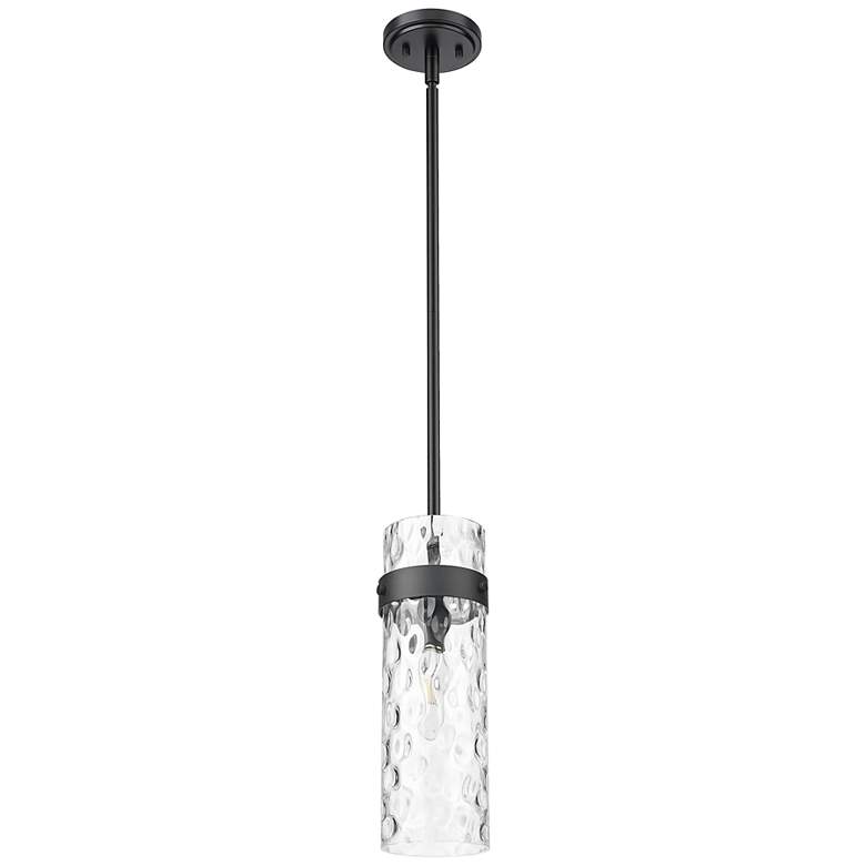 Image 7 Fontaine by Z-Lite Matte Black 8 inch 1 Light Pendant more views