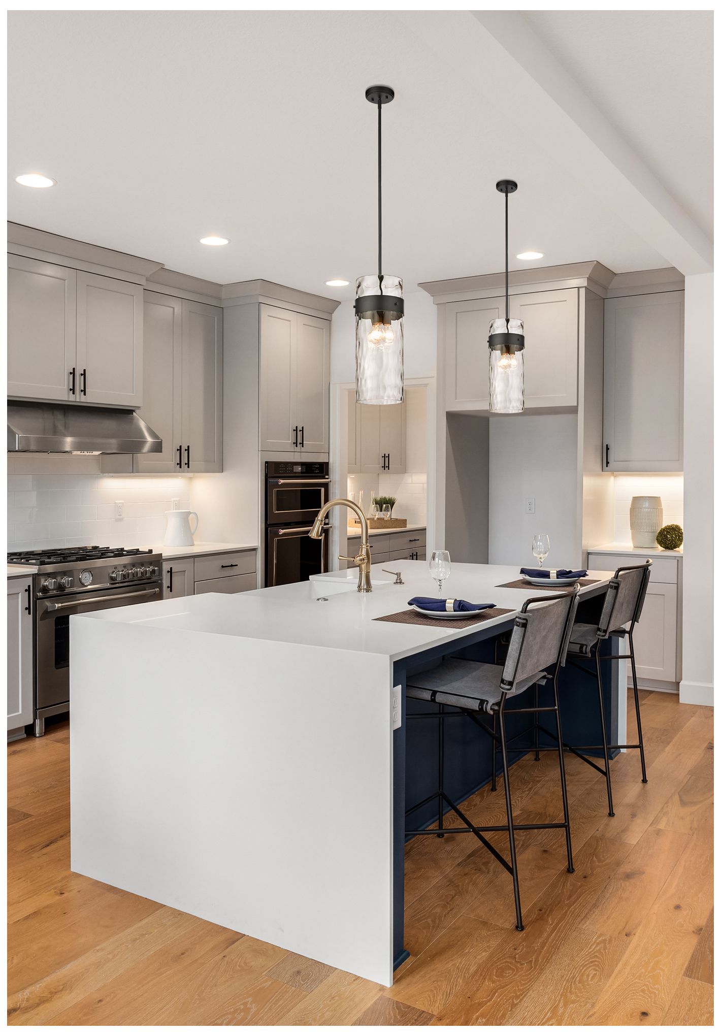 Image 3 Fontaine by Z-Lite Matte Black 9 inch 3 Light Pendant more views