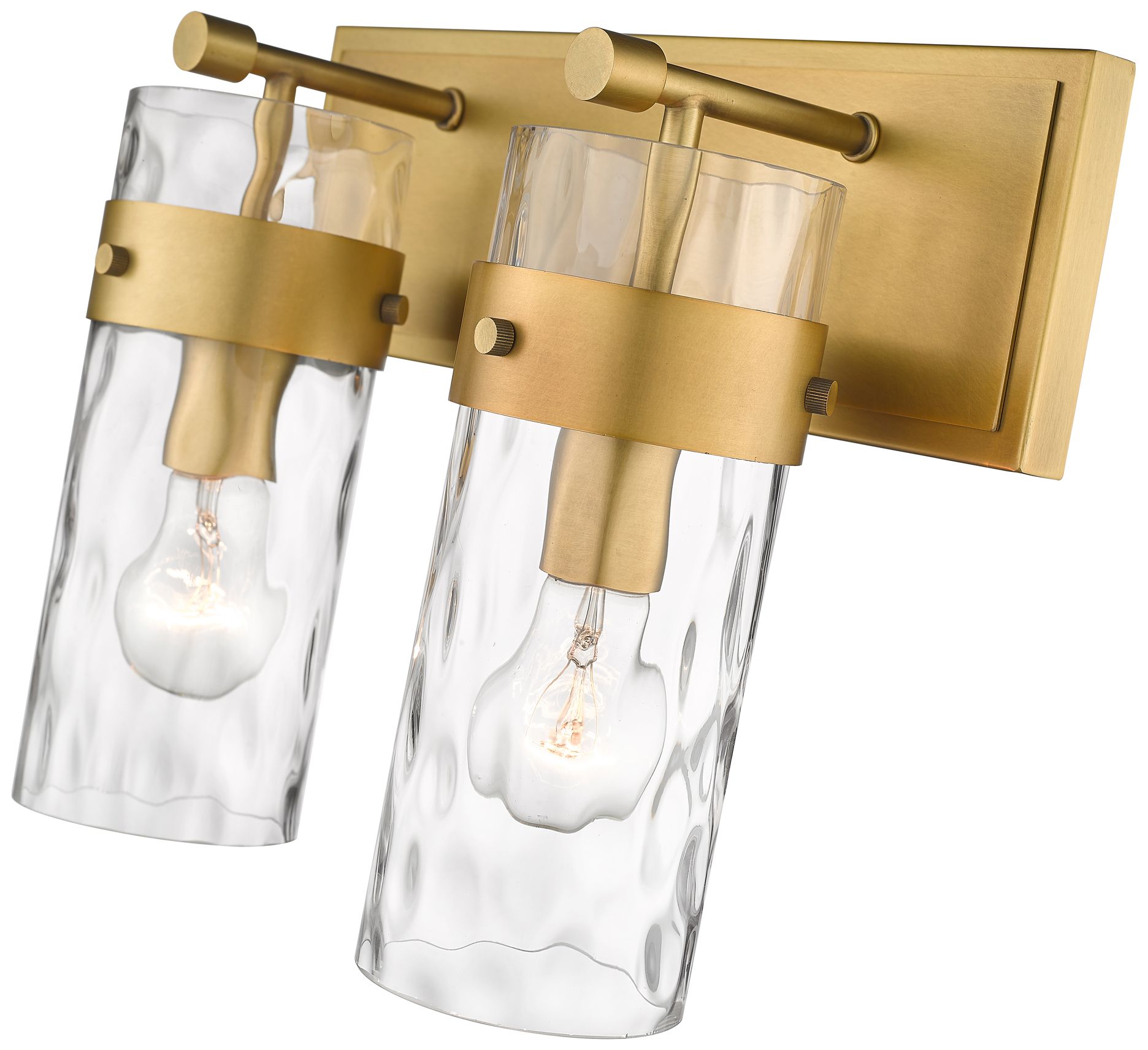 Image 7 Fontaine by Z-Lite Rubbed Brass 14 inch 2 Light Vanity more views